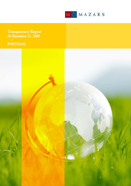 Transparency Report 2009 cover